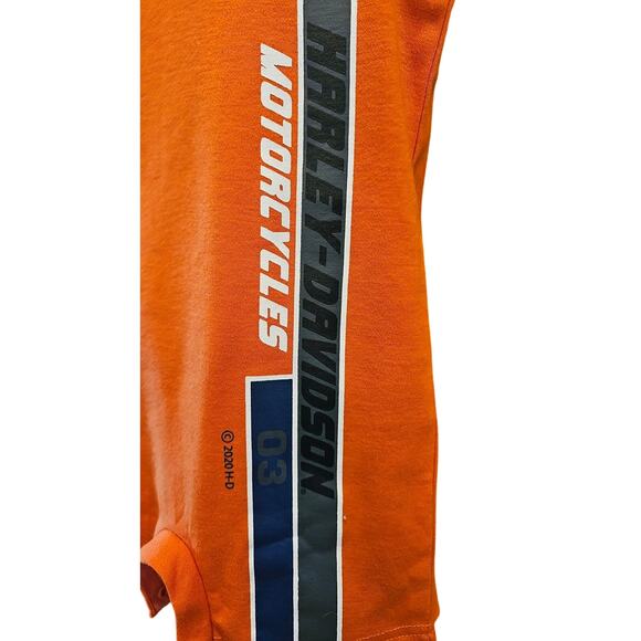 Harley Davidson sleeveless one piece outfit TODDLER 18M motorcycle snap EUC - Picture 2 of 7